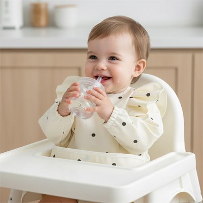 Bavoir manche longue