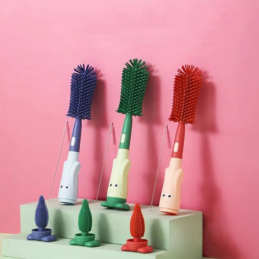 3 couleurs Goupillon biberon