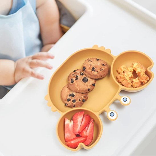 Assiette bébé avec collation