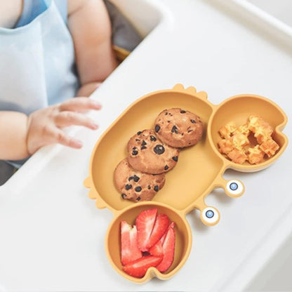 Assiette bébé avec collation