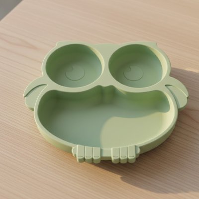 Assiette compartiment bébé sur table