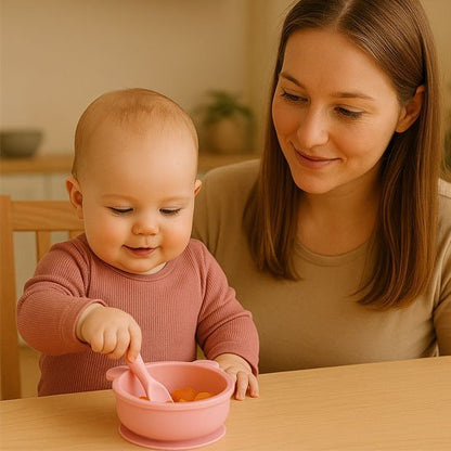 Assiette pour bébé ventouse