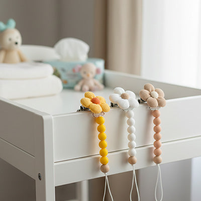 Attache tétine en silicone sans BPA | Sécuribébé