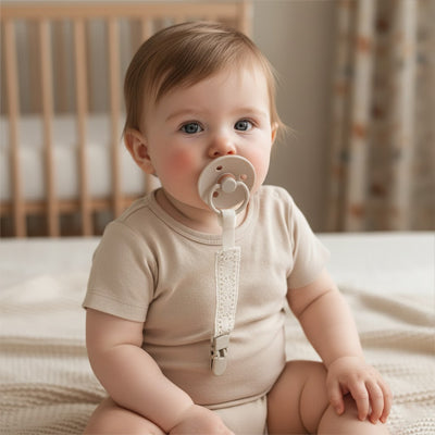 attache tetine camisole bebe bouche tetine