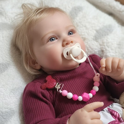 attache tetine rose brillante chandails bebe filles