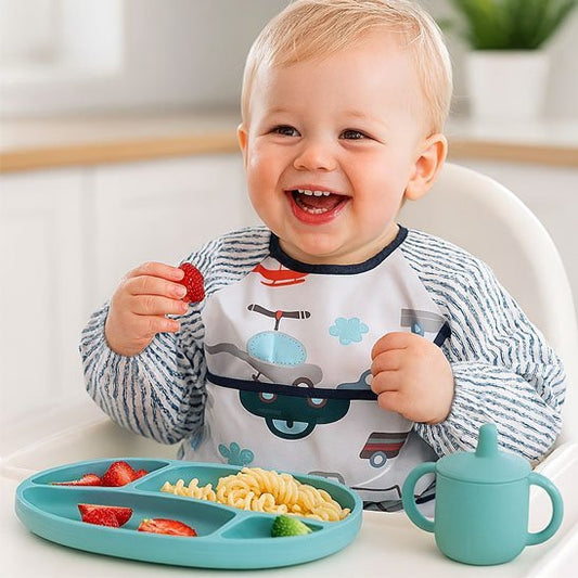 Bavoir bébé motif avion 