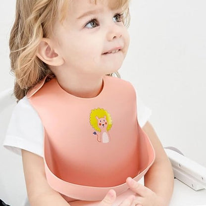 Bavoir bébé orange