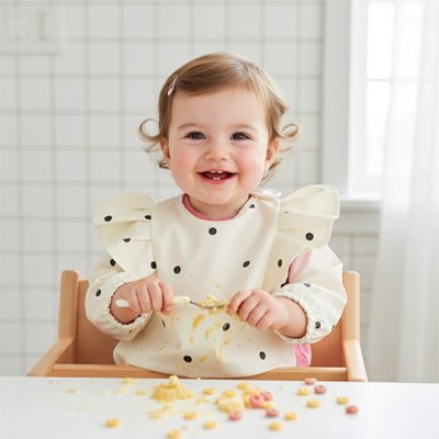 Bavoir manche longue        