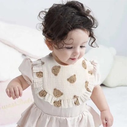 Bavoir pour bebe motif ours