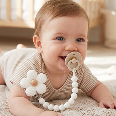 Attache tétine en silicone sans BPA | Sécuribébé