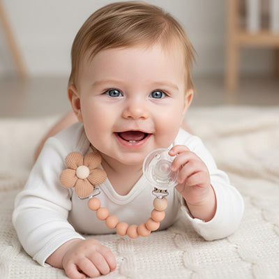 Attache tétine en silicone sans BPA | Sécuribébé