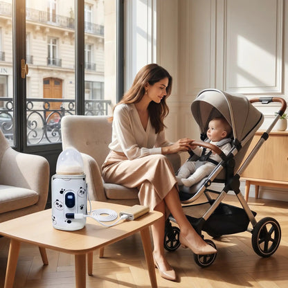 chauffe biberon nomade avec motifs