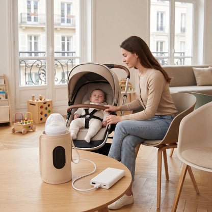 chauffe biberon nomade beige