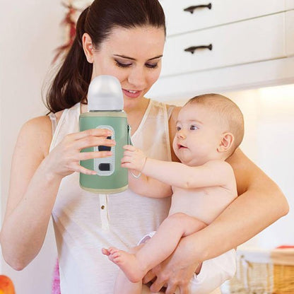 Chauffe biberon vert avec maman