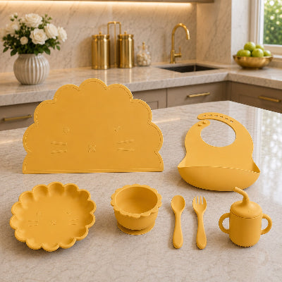 Coffret repas de couleur kaki