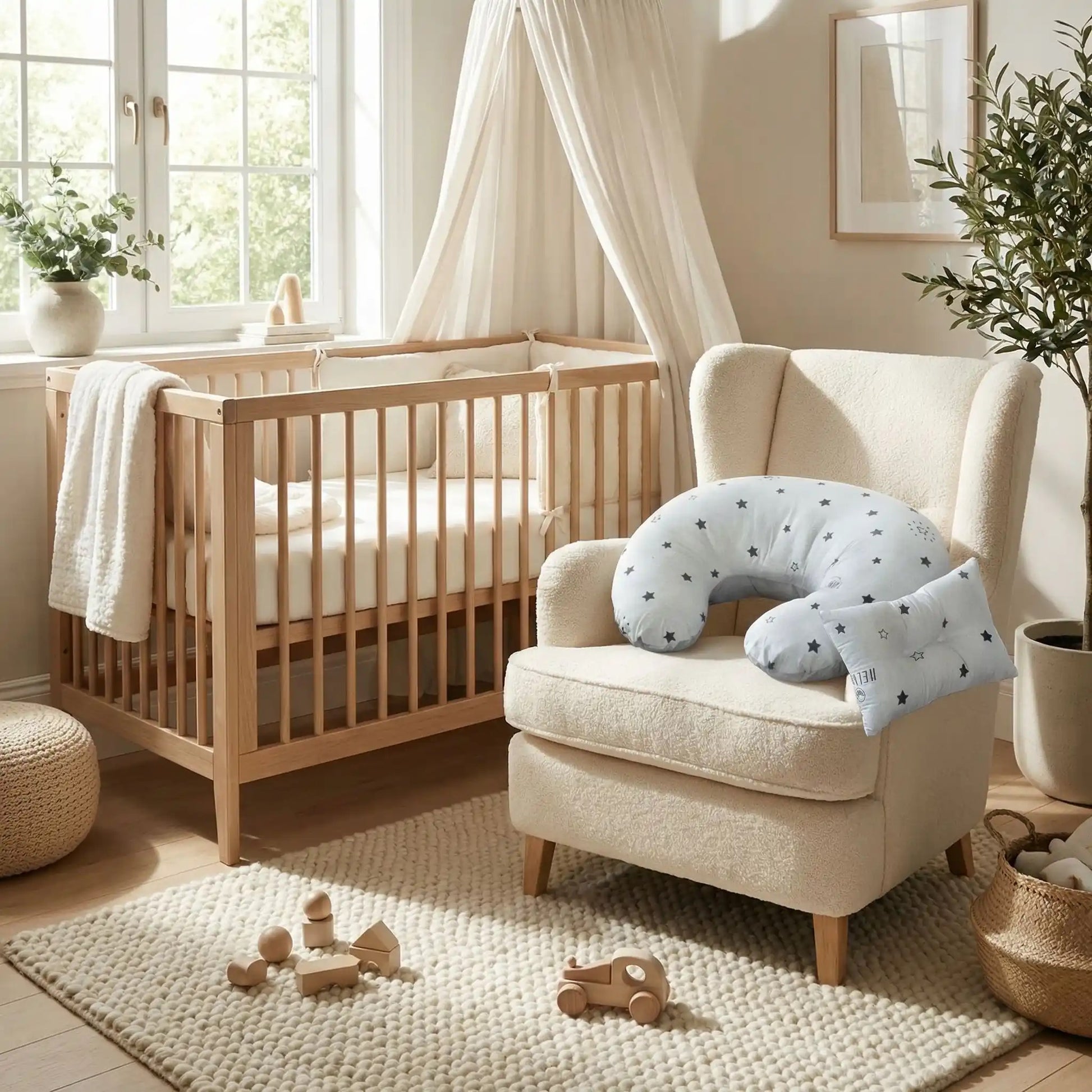 coussin d'allaitemen blanc