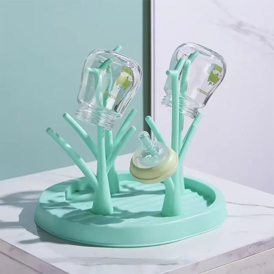 Égouttoir biberon vert foncé