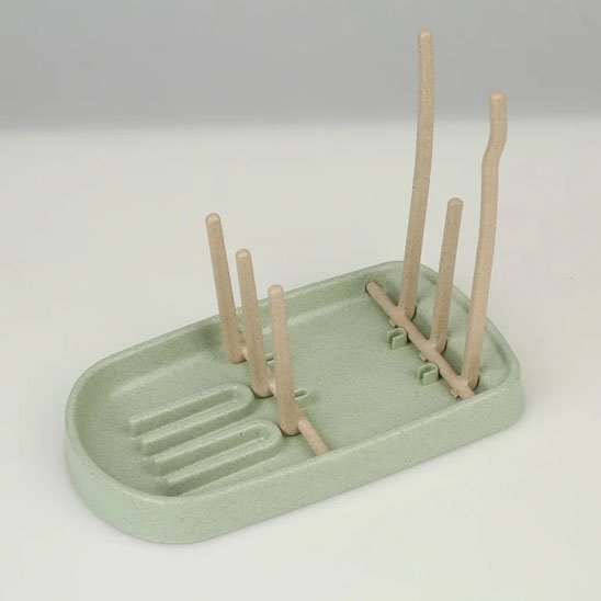 Égouttoir  biberon vert vide