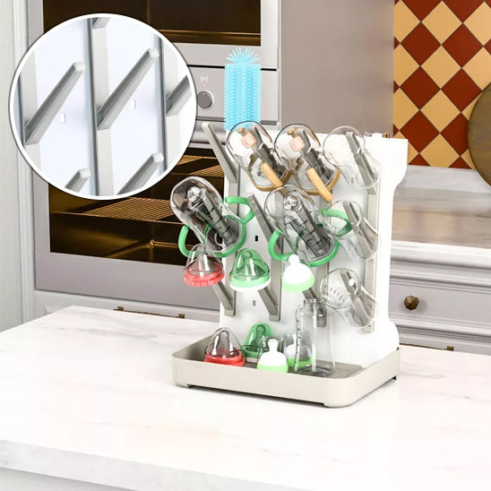 egouttoir biberon blanc gris bouteile tetine