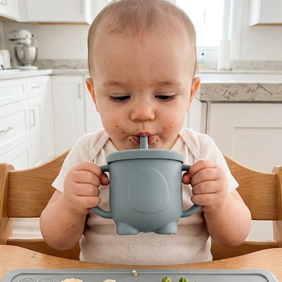 Gobelet apprentissage bébé bleu