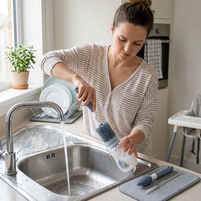 goupillon biberon en silicone