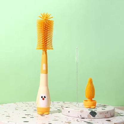 Goupillon biberon jaune