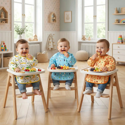 lot de trois bavoir bébé