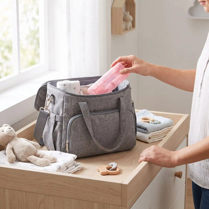 maman arrange un kit de goupillon biberon