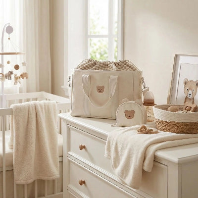 sac à langer avec motif
