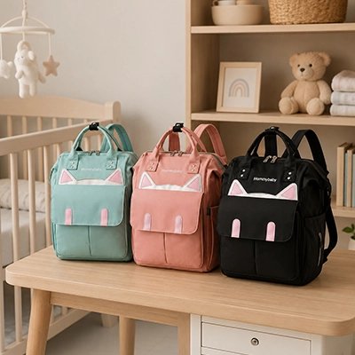 sac a langer avec trois couleurs