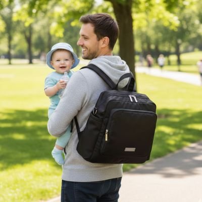 Sac a langer bebe noir