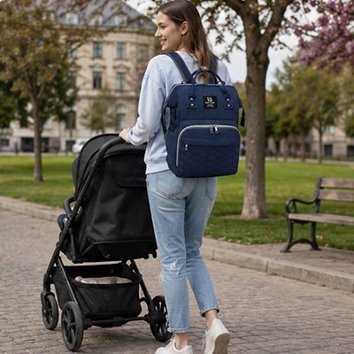 Sac a langer couleur bleu
