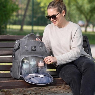 Sac a langer couleur gris