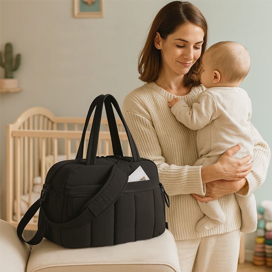 Sac à langer noir