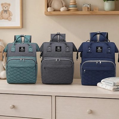 trois couleurs de sac a langer 