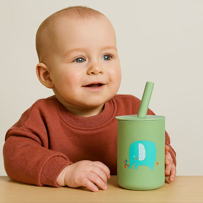 verre bébé vert